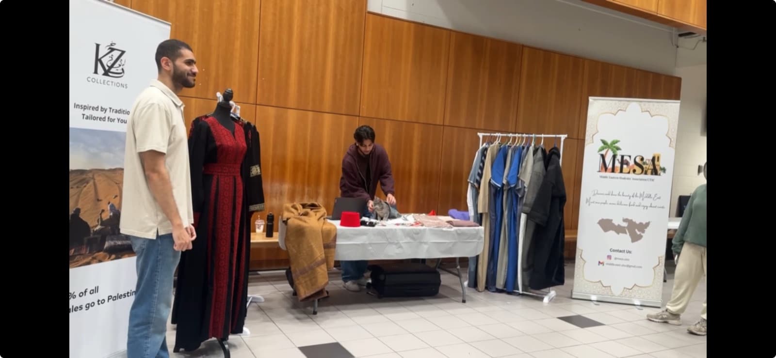 KZ Collections pop-up shop at the University of Toronto Scarborough